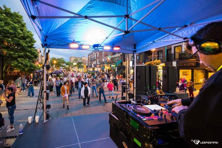 DJ ouverture des terrasses rue Cartier Québec
