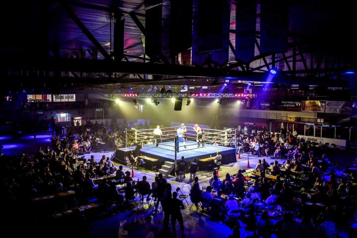 Sonorisation et éclairage ring de boxe Québec